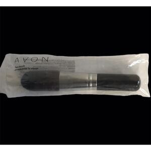 New Sealed Avon 5” Brush Makeup Powder Face Long Black Handle Cosmetic